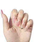 Pink Star Handmade Press On Nails