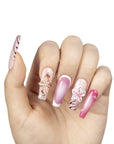 Sakura Blaze Handmade Press On Nails