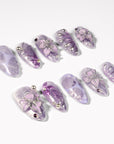 Purple Dream Handmade Press On Nails