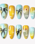 Beach Please Handmade Press On Nails
