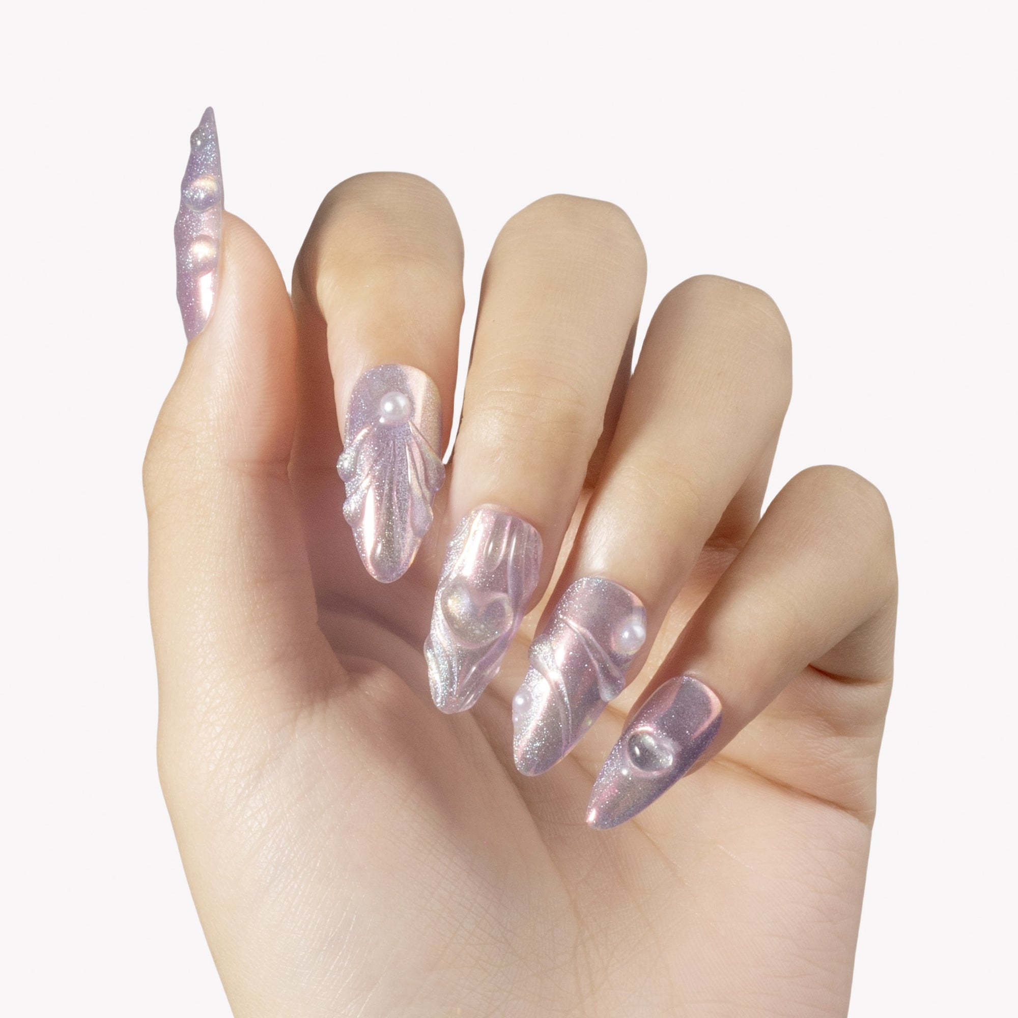 Moonwave Handmade Press On Nails