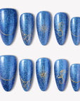 Midnight Voyager Handmade Press On Nails