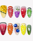 Fruit Platter Handmade Press On Nails