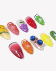 Fruit Platter Handmade Press On Nails