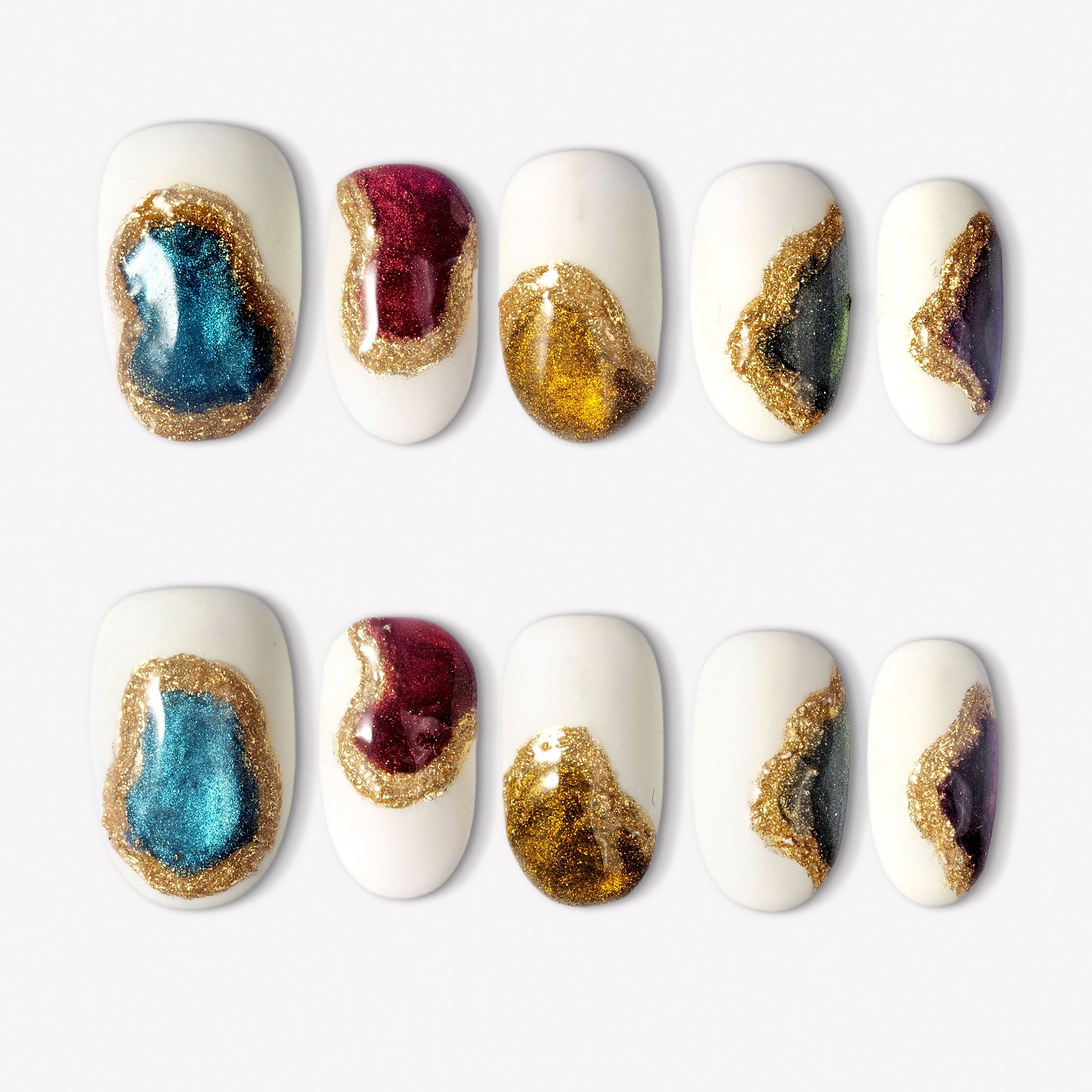 Ethereal Oasis Handmade Press On Nails
