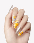 Solar Pulse Handmade Press On Nails