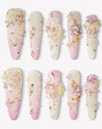Garden of Aurora Handmade Press On Nails