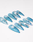 Seafoam Ballet Handmade Press On Nails