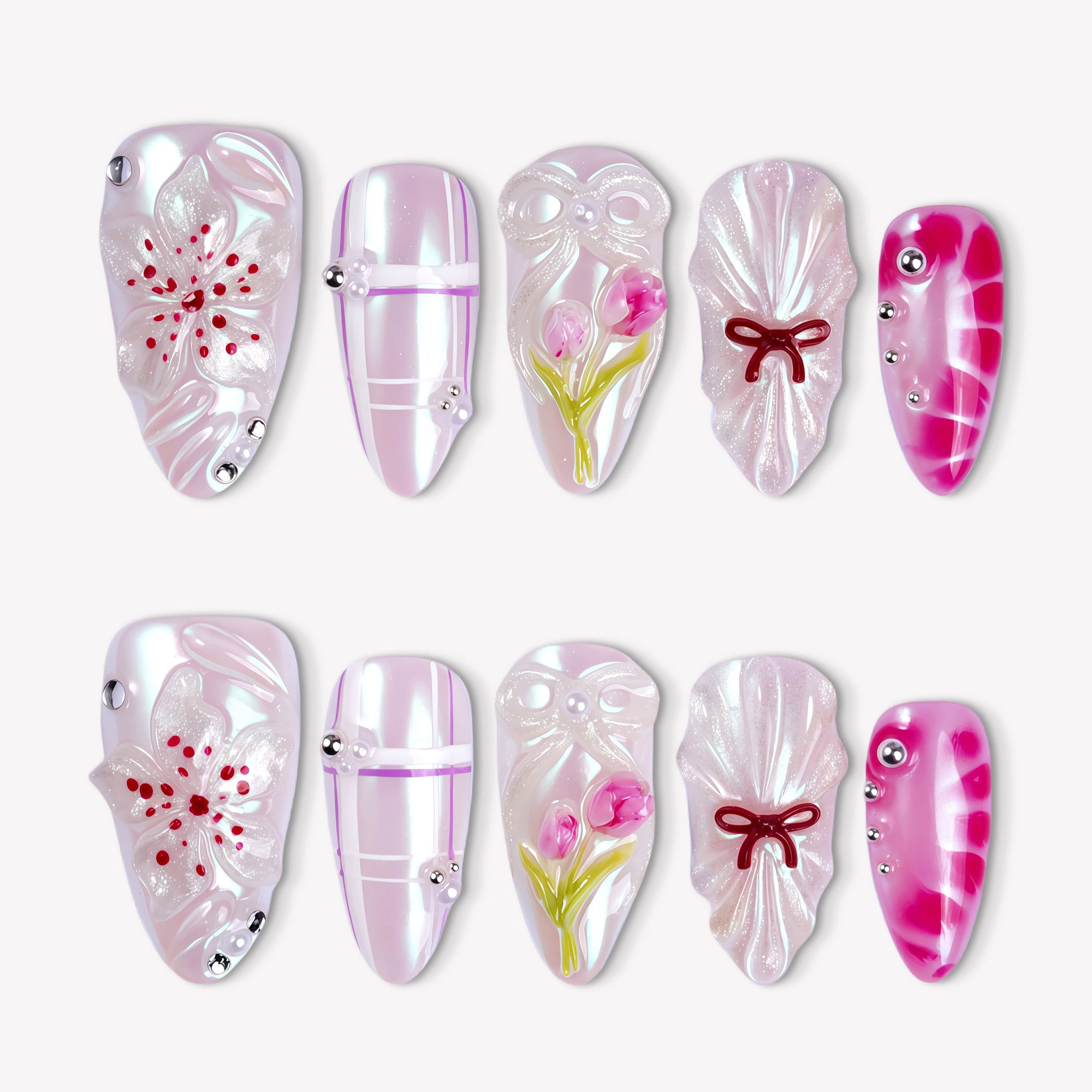 Sakura Whisper Handmade Press On Nails