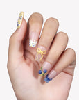 Blueberry Picnic Handmade Press On Nails