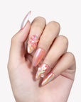 Sunset Bloom Handmade Press On Nails