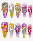 Mystic Bloom Handmade Press On Nails