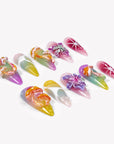 Mystic Bloom Handmade Press On Nails