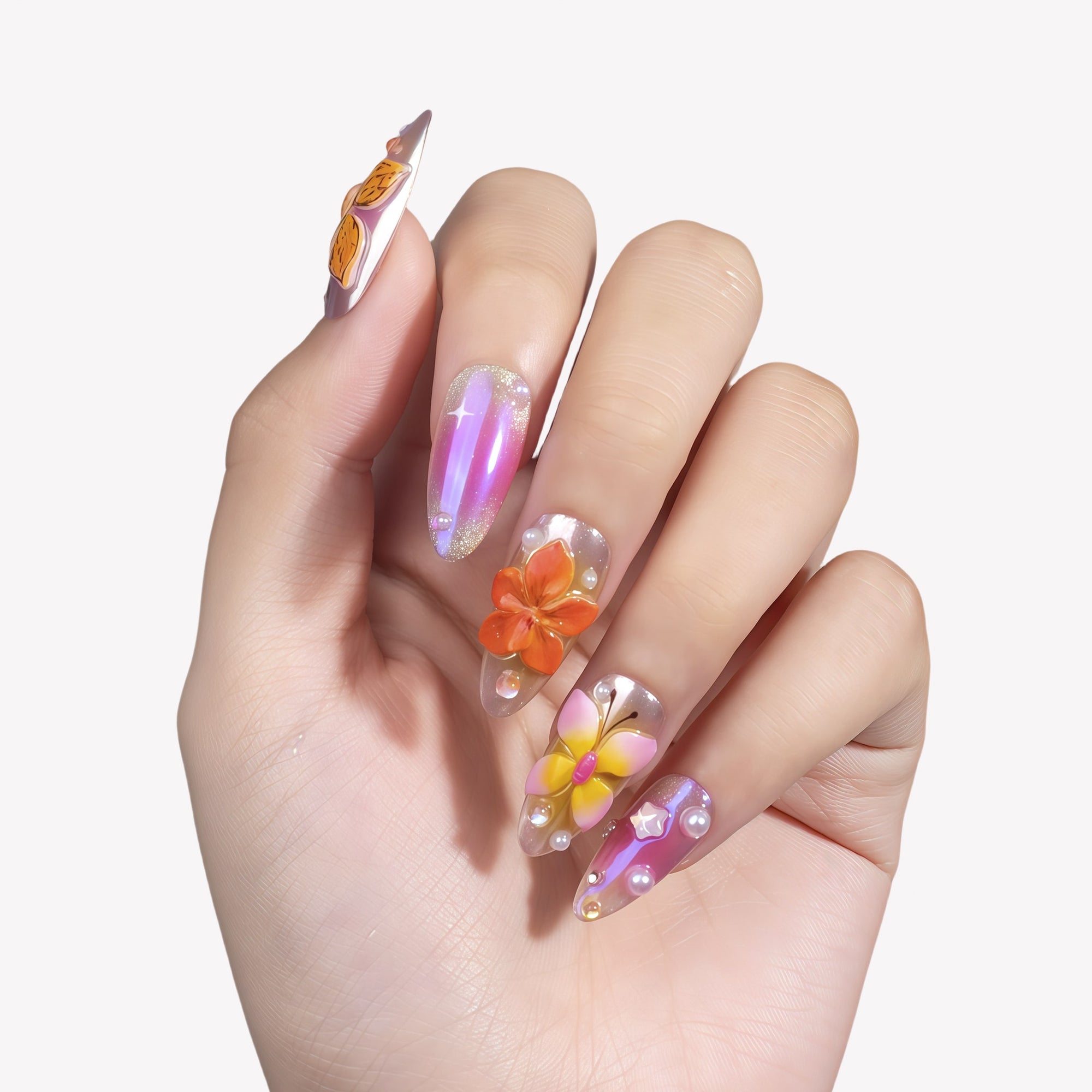 Bloom Pop Handmade Press On Nails