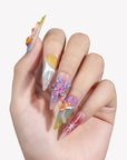 Mystic Bloom Handmade Press On Nails