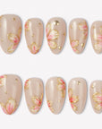Petal Waltz Handmade Press On Nails