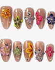 Dot Jungle Handmade Press On Nails
