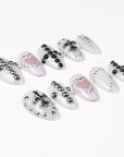 Gothic Heart Handmade Press On Nails