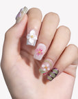 Spring Picnic Handmade Press On Nails