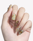 Golden Muse Handmade Press On Nails