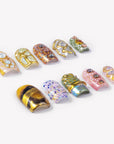 Golden Muse Handmade Press On Nails