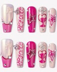 Queen B Barbie Handmade Press On Nails
