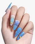 Ocean Rhapsody Handmade Press On Nails