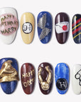 Wizarding Birthday Handmade Press On Nails