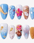 Island Echo Handmade Press On Nails