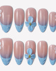 Wave Handmade Press On Nails