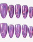 Nebula Kiss Handmade Press On Nails