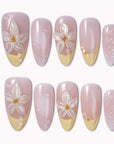 Eternal Bloom Handmade Press On Nails