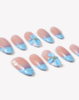 Wave Handmade Press On Nails