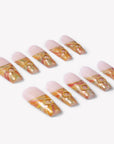 Golden Harvest Handmade Press On Nails