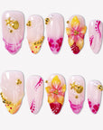Coral Kiss Handmade Press On Nails