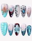 Ocean Treasure Handmade Press On Nails