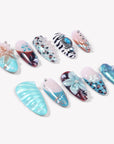 Ocean Treasure Handmade Press On Nails