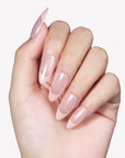 Pink Glazed French Handmade Press On Nails