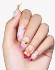 Coral Kiss Handmade Press On Nails