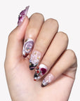 Galaxy Garden Handmade Press On Nails