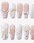 Silken Rose Handmade Press On Nails
