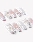 Silken Rose Handmade Press On Nails