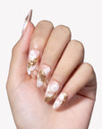 Golden Veil Handmade Press On Nails