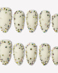 Crystal Crown Handmade Press On Nails