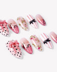 Parisian Charm Handmade Press On Nails