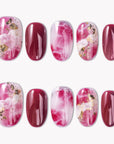 Sunset Gleam Handmade Press On Nails