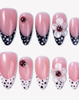 Ladybug Garden Handmade Press On Nails