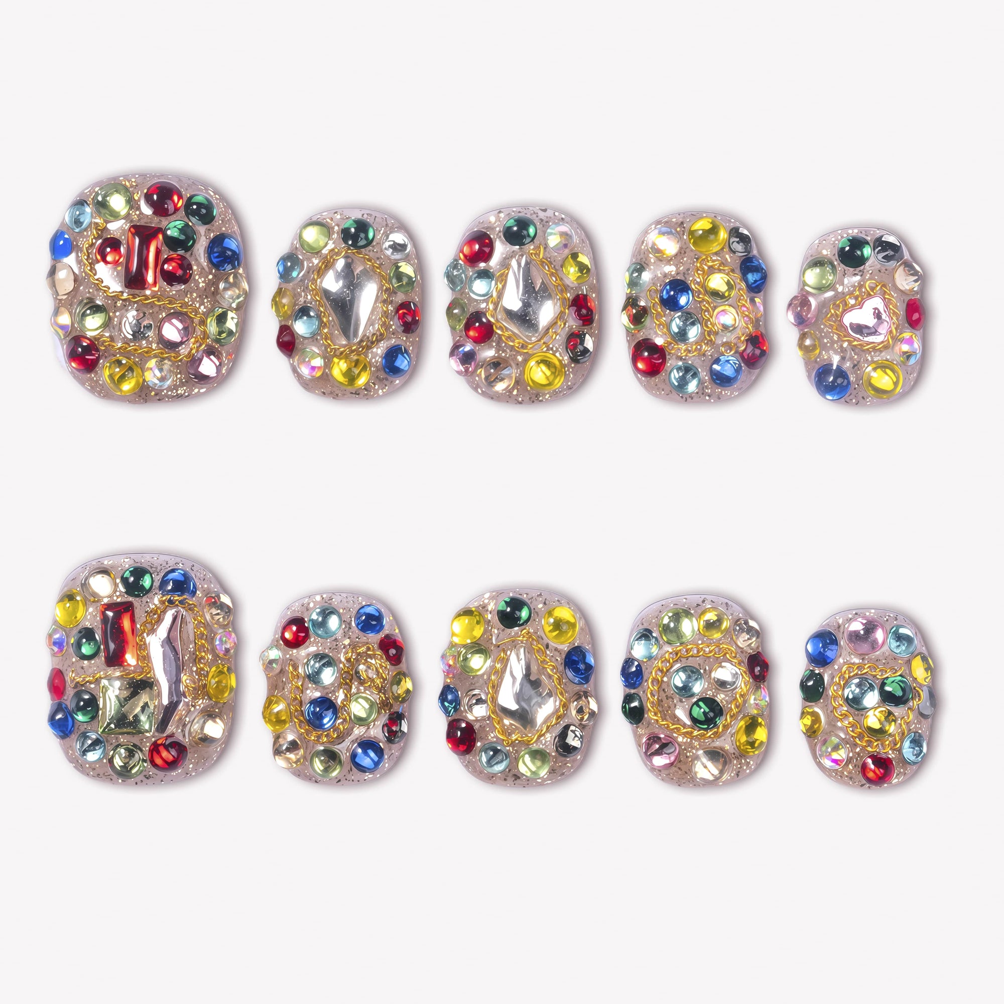Galactic Gossamer Handmade Press On Nails
