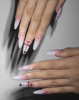 Crimson Faith Handmade Press On Nails