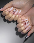 Crimson Faith Handmade Press On Nails